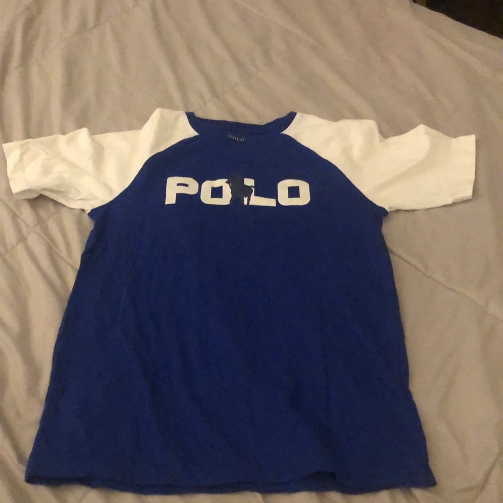Polo by Ralph Lauren Blue and white T-Shirt